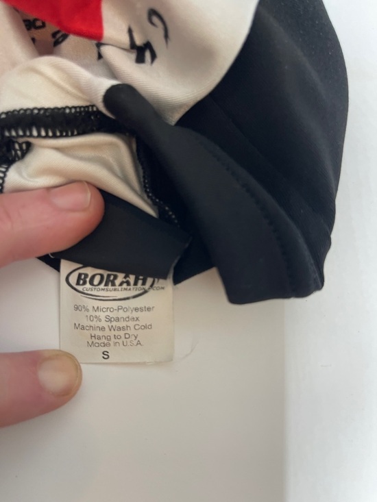 Men’s Black and Red Performance Cycling Shorts - Picture 3 of 6